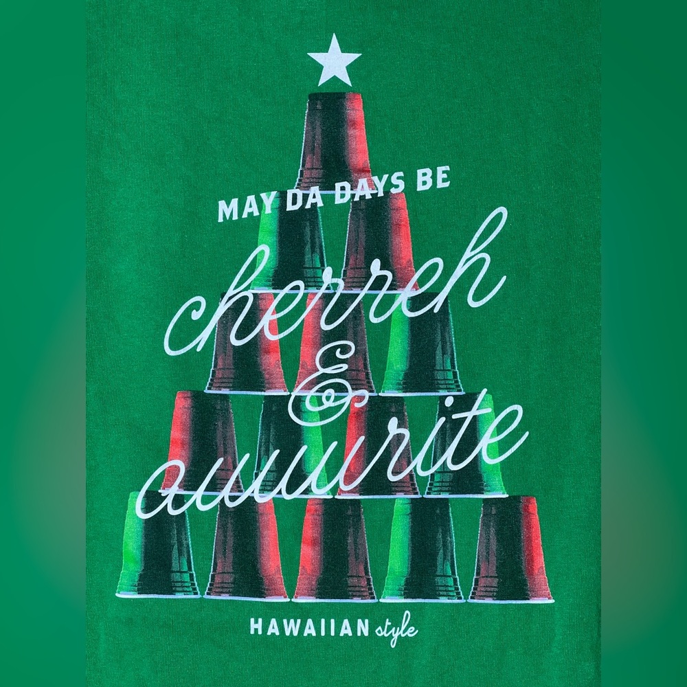Hawaiian Style Christmas Tee